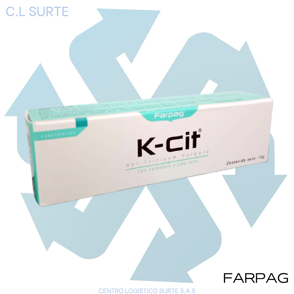 K CIT GEL DENTAL X 15 GR CON CALENDULA Y ALOE VERA FARPAG + IVA