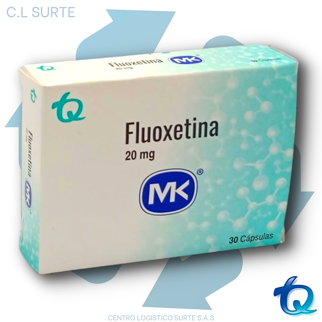 FLUOXETINA 20 MG X 30 CAPS MK TQ