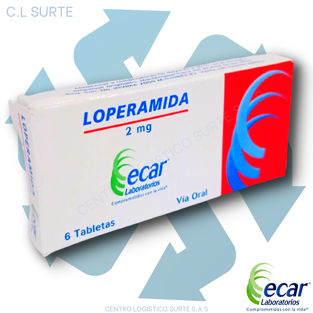 LOPERAMIDA 2 MG X 6 TAB ECAR