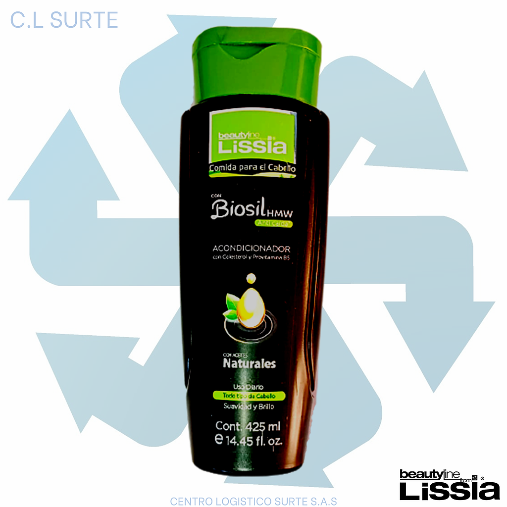 LISSIA ACONDICIONADOR X 425 ML CON BIOSIL HMW ANTI CAIDA + IVA
