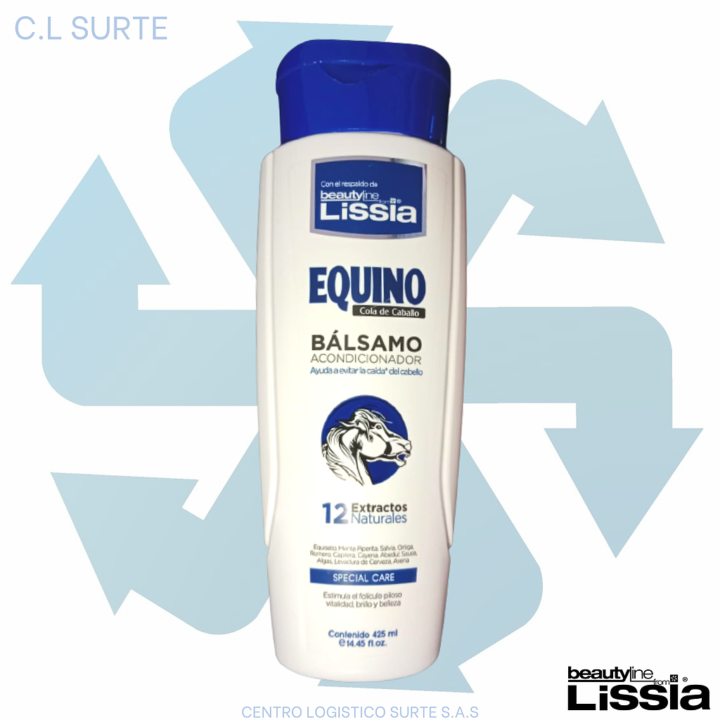 LISSIA ACONDICIONADOR X 425 ML EQUINO COLA DE CABALLO SPECIAL CARE + IVA