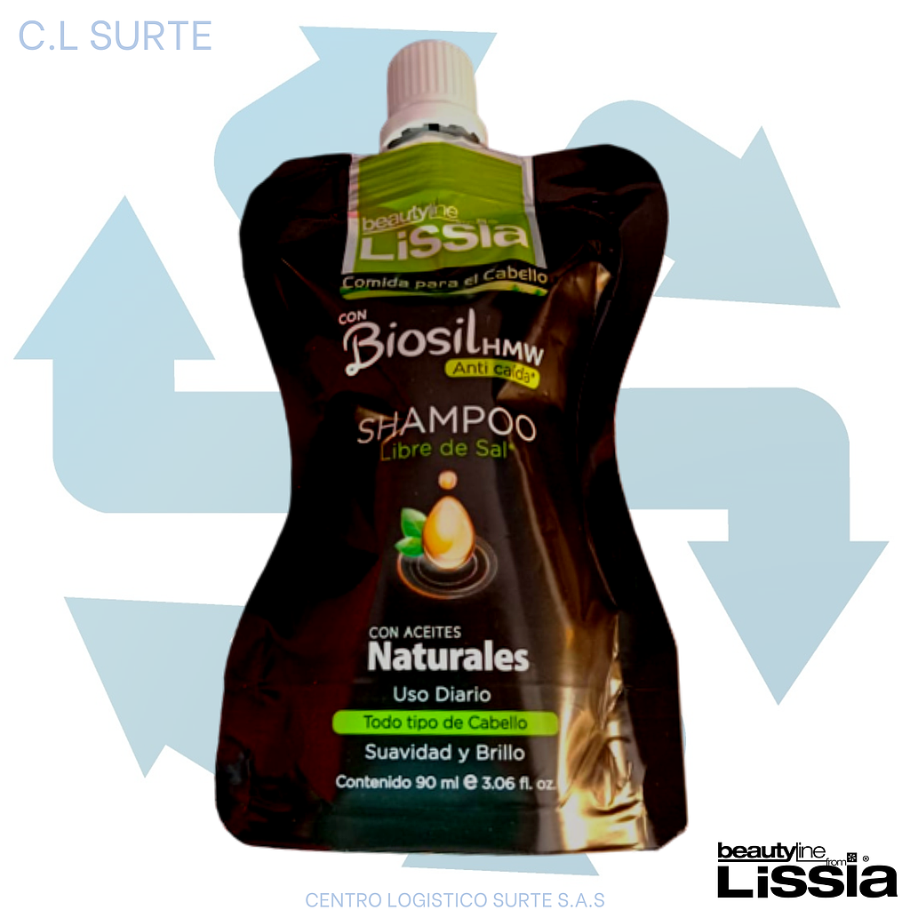 LISSIA CHAMPU X  90 ML CON BIOSIL HMW ANTI CAIDA TODO TIPO + IVA