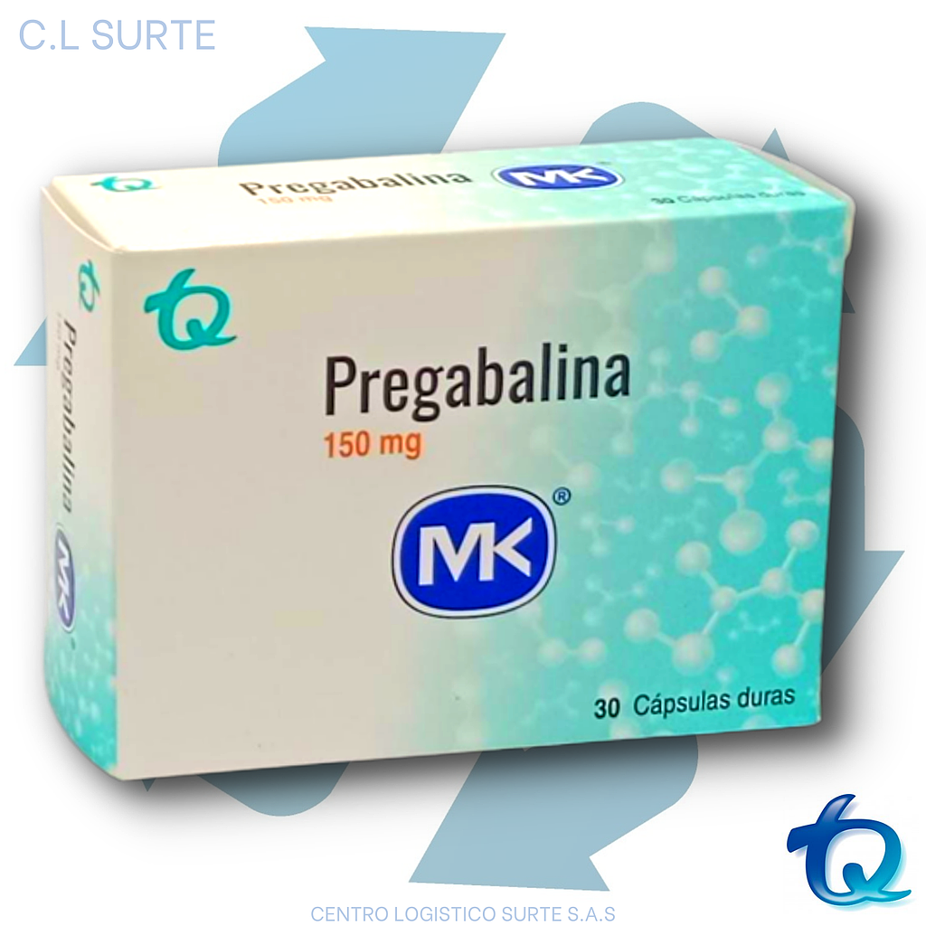 PREGABALINA 150 MG X 30 CAPS MK TQ