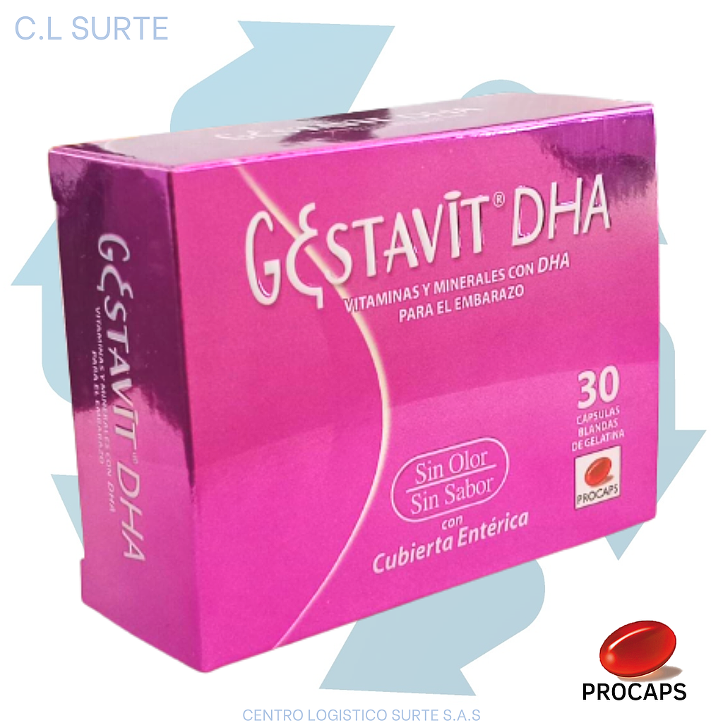 GESTAVIT DHA X 30 CAPS PROCAPS FARMA