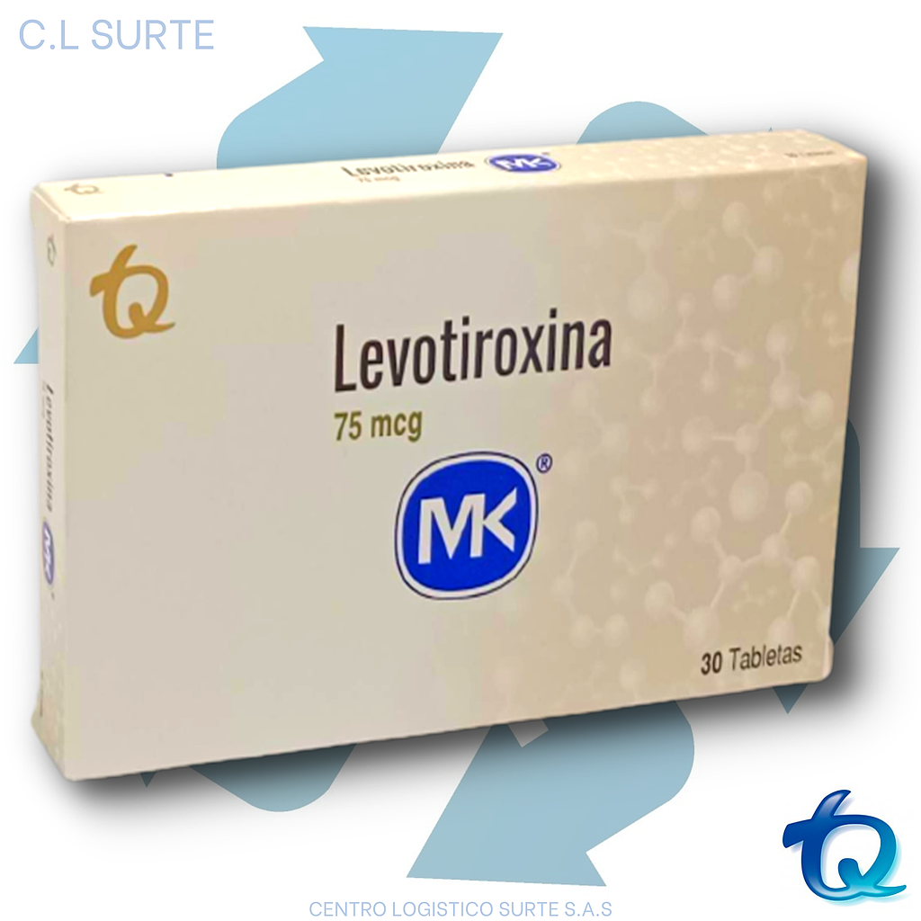 LEVOTIROXINA  75 MCG X 30 TAB MK TQ